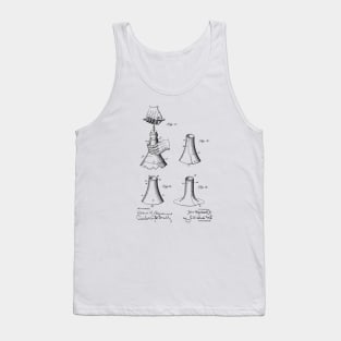 Hand Protector Vintage Patent Hand Drawing Tank Top